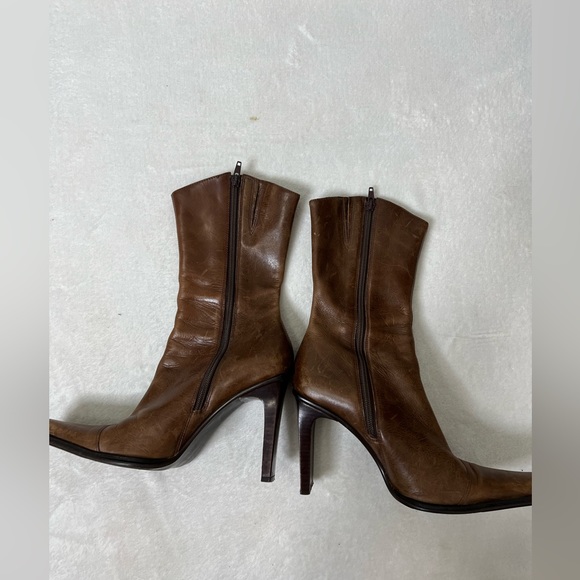 Vintage Y2K Steve Madden Leather Boots size 8 - Picture 3 of 9